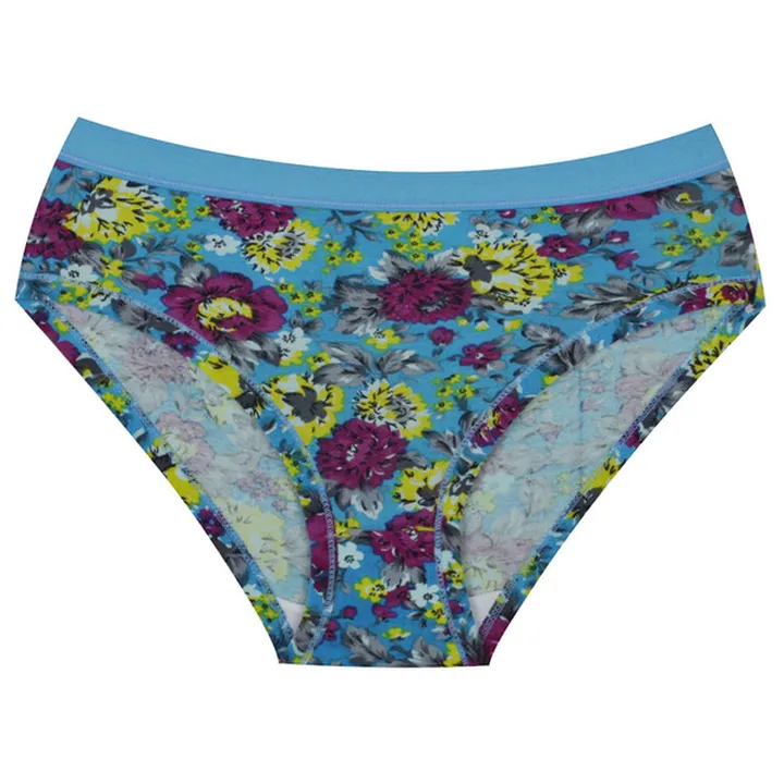 شورت زنانه دکسونری مدل 125011224 نخی گلدار رنگ آبی