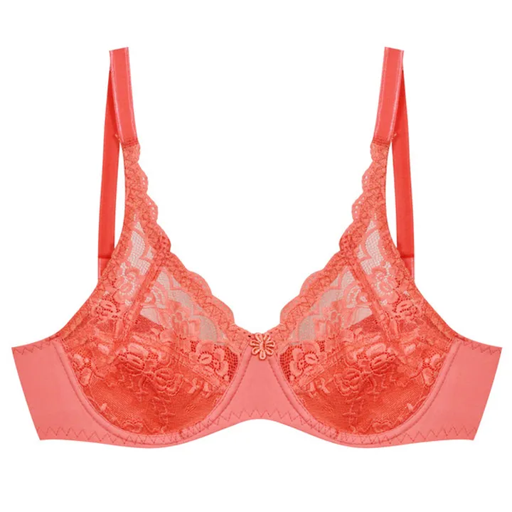 سوتین زنانه پانیذ مدل گیپوری فنردار کد 66364-new ر...