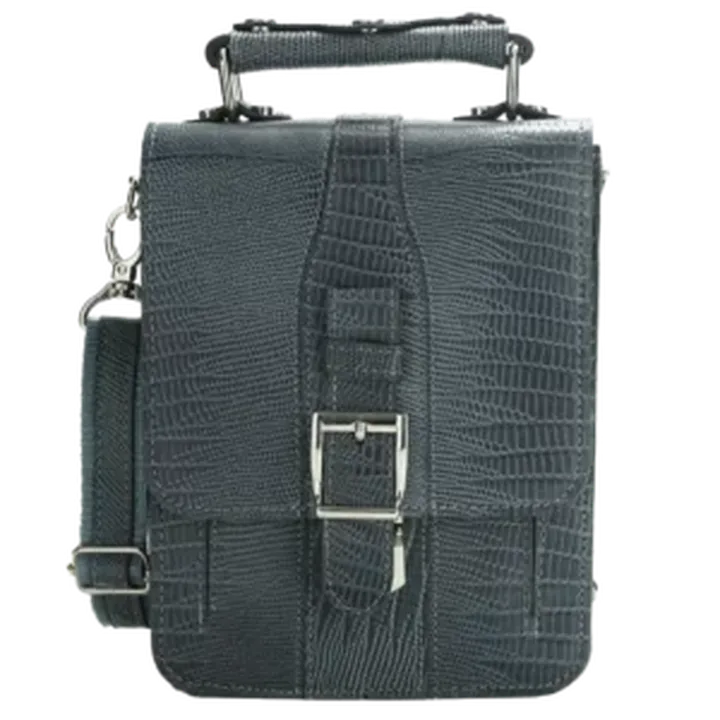 کیف دوشی مردانه چرم طبیعی مدل هیوا کد 2571