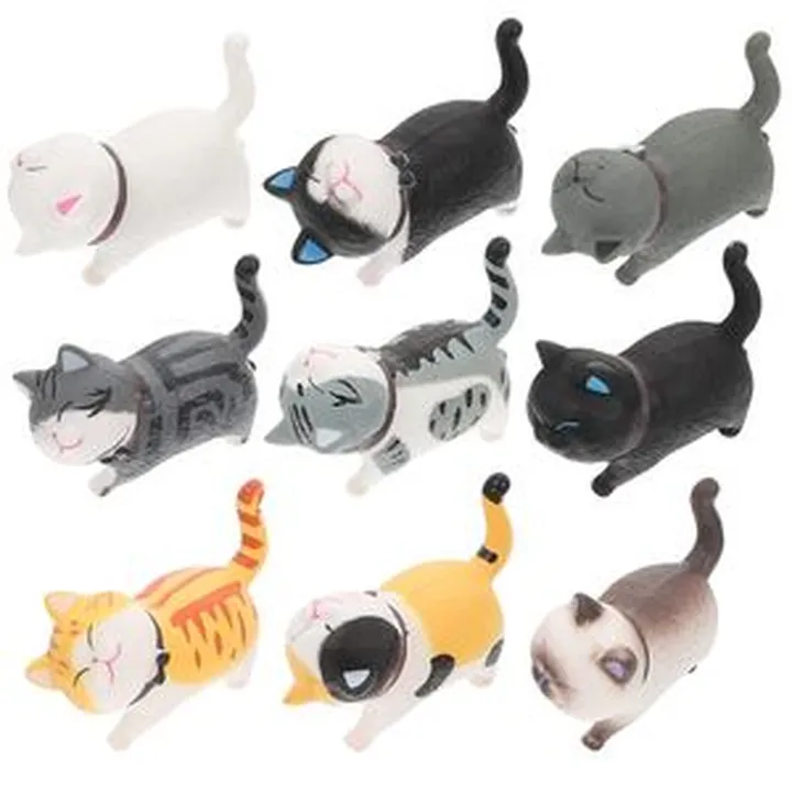 فیگور مدل گربه طرح Cute Cats مجموعه 9 عددی