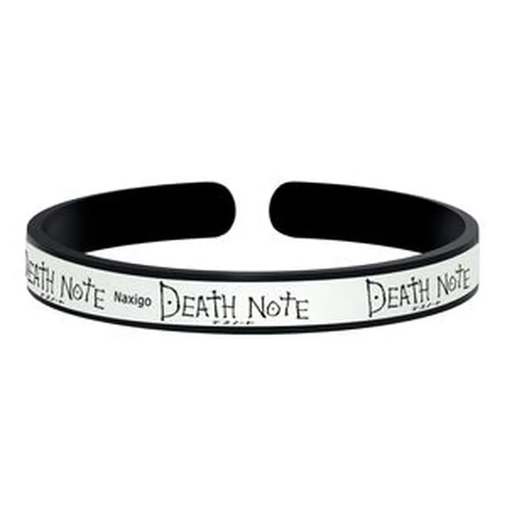 دستبند ناکسیگو مدل شب تاب طرح Death Note کد BR7045