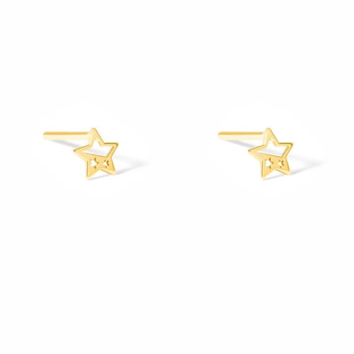 گوشواره طلا ستاره