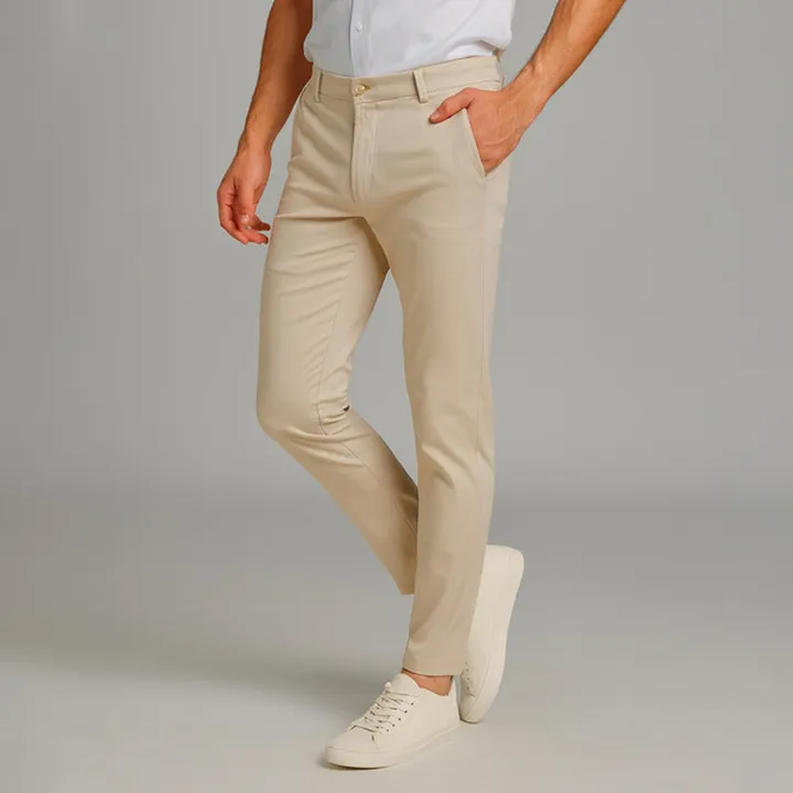 شلوار راسته مردانه سیکس زیرو ناین مدل استیو رنگ کر...