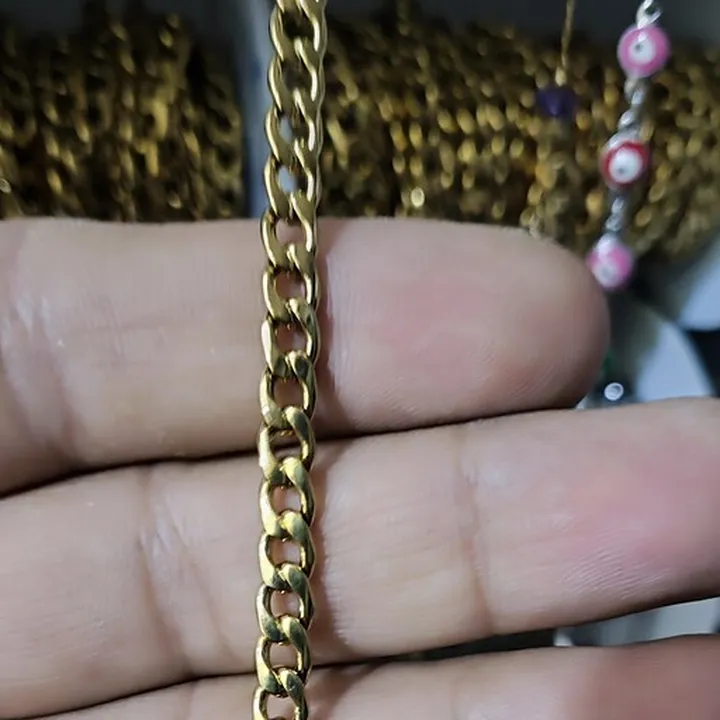 زنجیر کارتیر ساده استیل سایز 1.4 ( فروش بصورت متری)