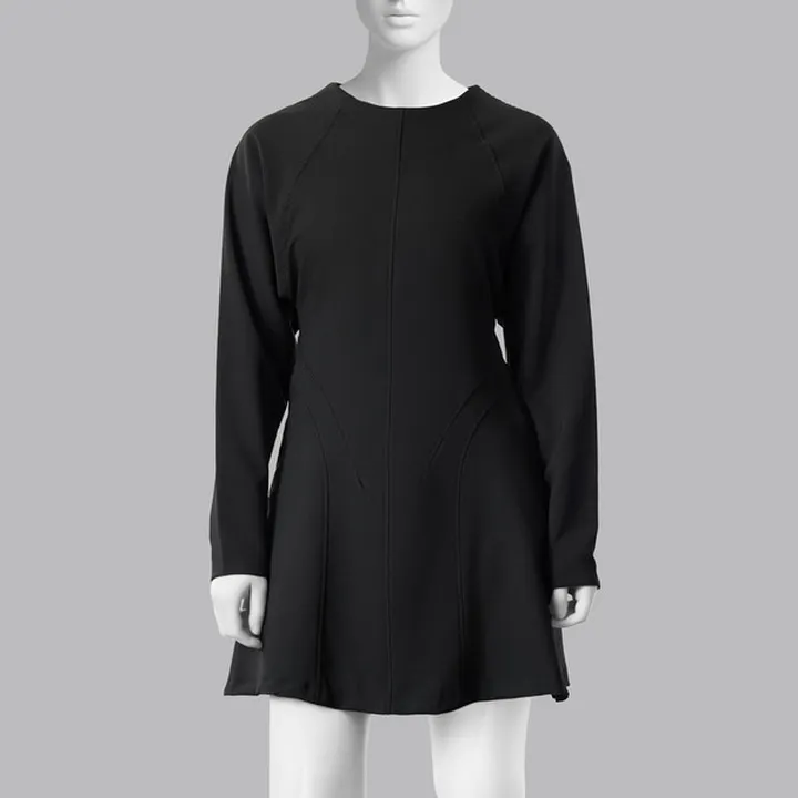 پیراهن یقه گرد زنانه مدل 832488271 طرح ترندیول