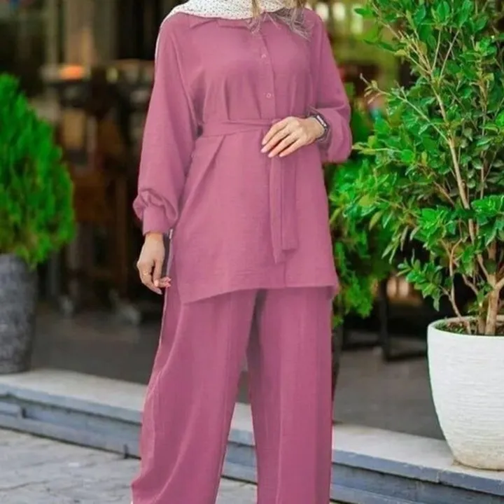 تونیک شلوار زنانه .ست تونیک شلوار