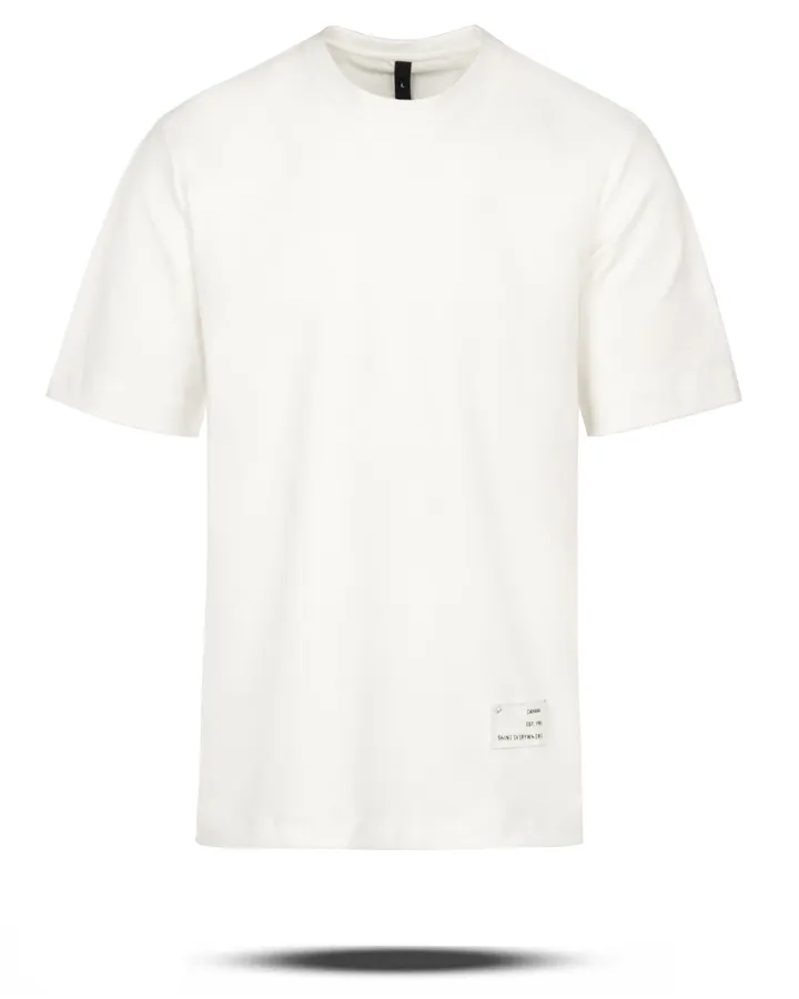 تیشرت بیسیک نخی مردانه 031661 – سفید