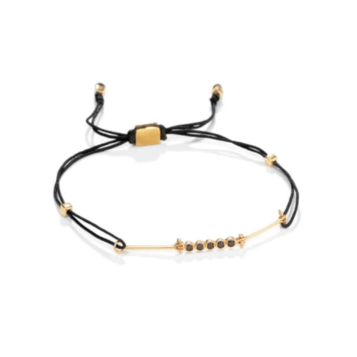 دستبند طلا بافت ۵ لونا و مکعب