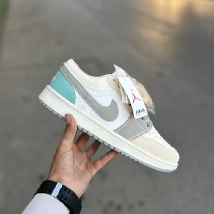 Air jordan 1 low سفید کرم کد(1063)