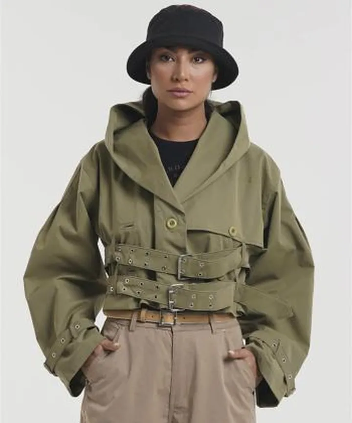 بارانی کوتاه زنانه لوسیفر مدل WRC201004