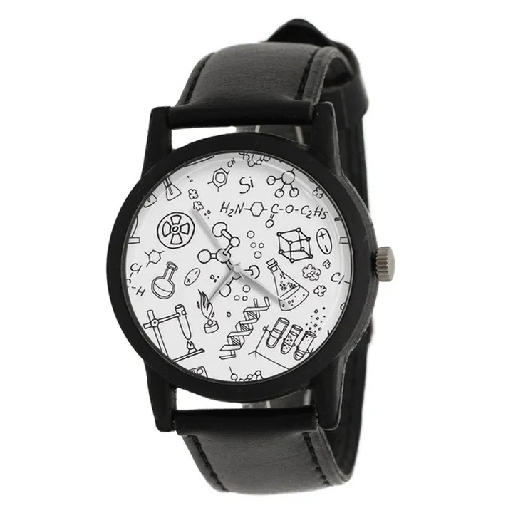 ساعت مچی عقربه ای طرح شیمی مدل LF1270