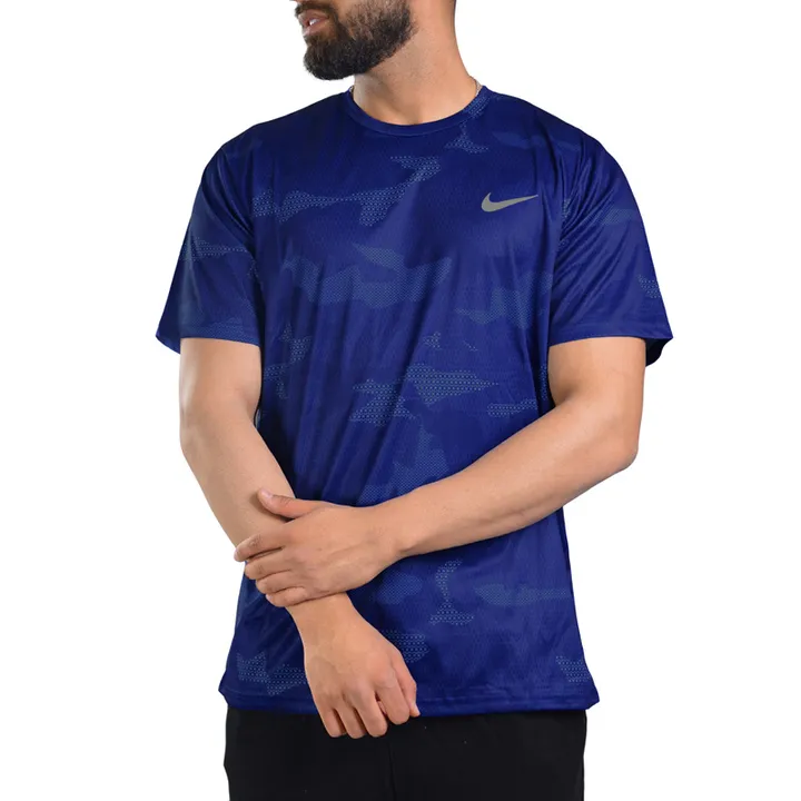 تیشرت ورزشی مردانه نایک مدل Dri Fit-2A0751 آبی تیره