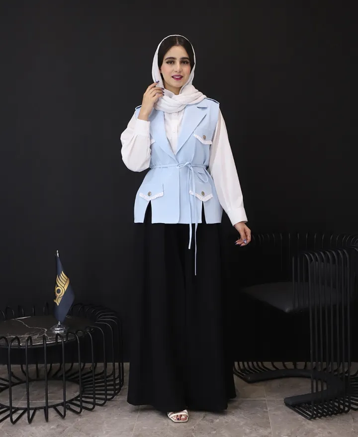 مانتو | مدل وست مونیکا کد 10319 – آبی