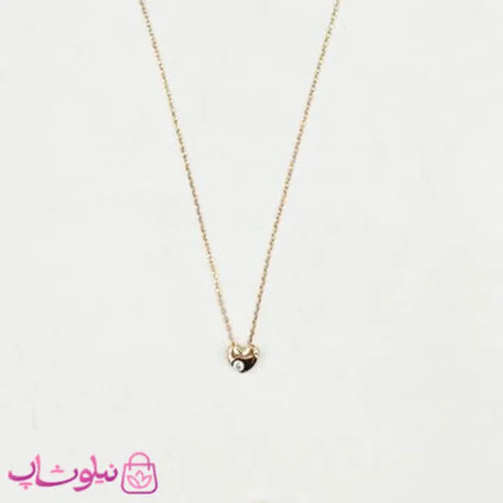گردنبند زنانه ژوپینگ طرح قلب کوچک کد 2391