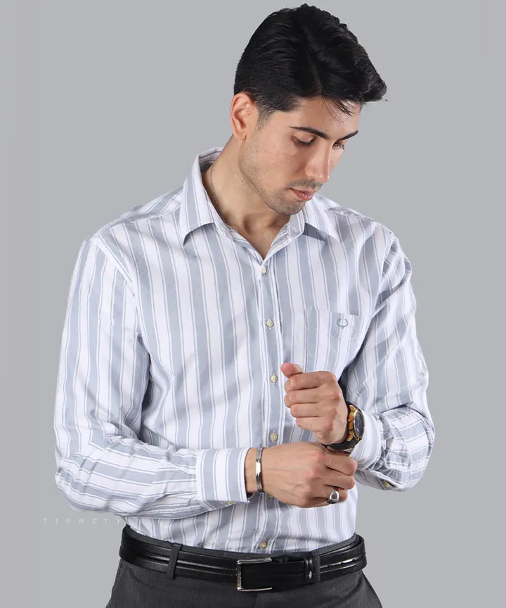 پیراهن آستین بلند مردانه مجلسی 0994