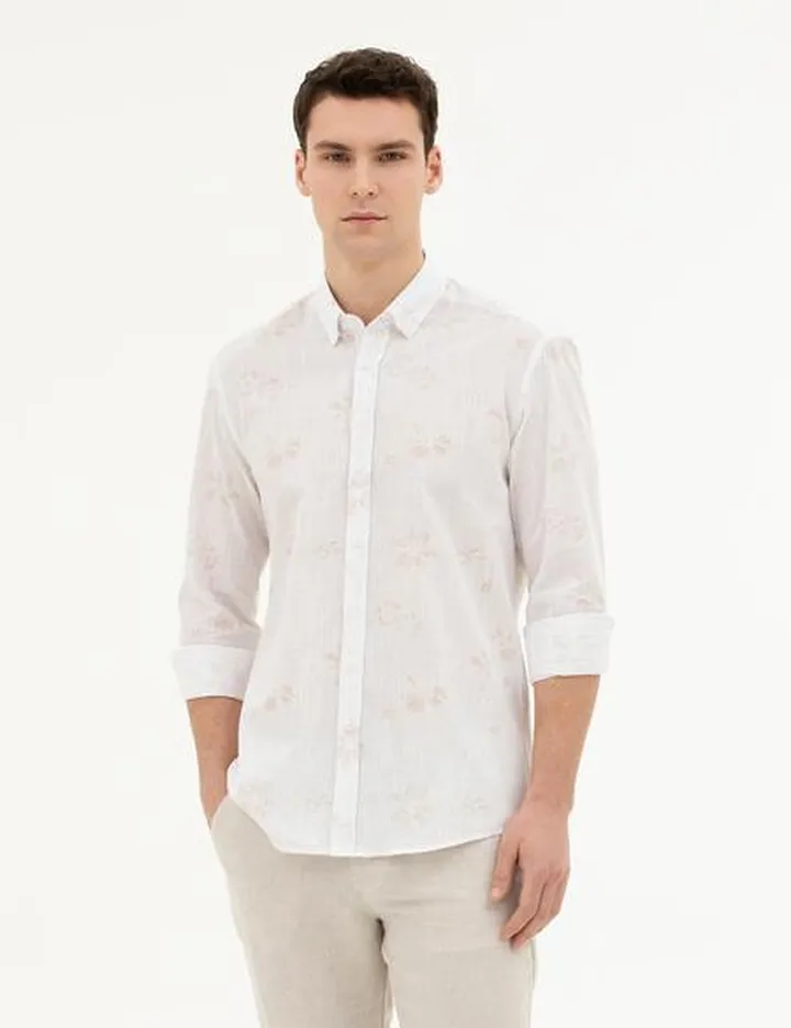 پیراهن آستین بلند مردانه پیر کاردین