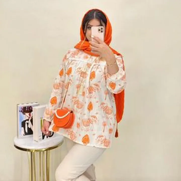تونیک مانتویی لنین رنگی زنانه سرخابی