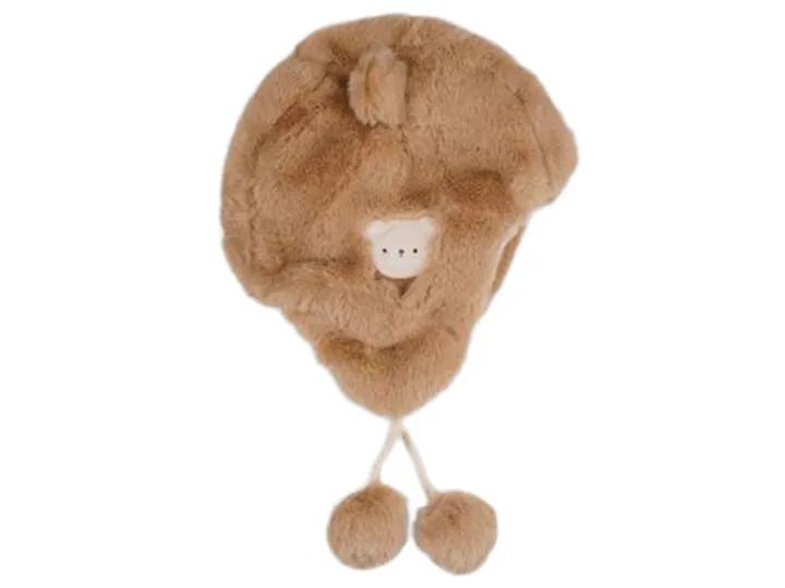 کلاه زمستانی نوزادی گوش دار طرح pouyan پاپو papo