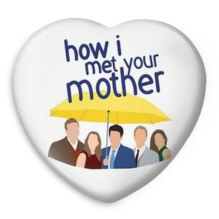 پیکسل خندالو طرح سریال آشنایی با مادر How I Met Your Mother مدل قلبی کد 13782