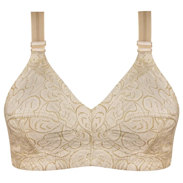 سوتین زنانه ماییلدا مدل بدون فنر کد 5053 رنگ کرم