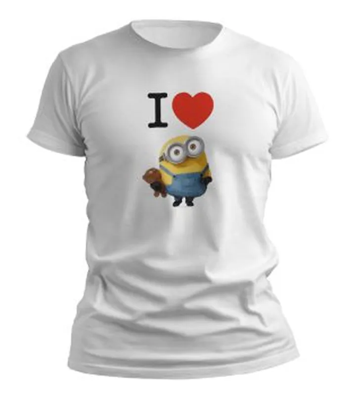 تیشرت مینیون (Minion) طرح من مینیون دوست دارم (I love minion)