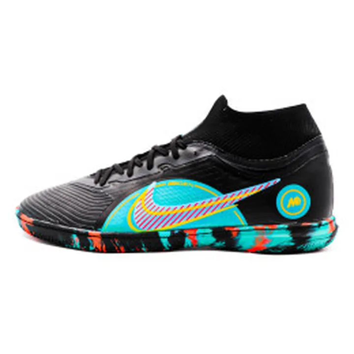 کفش فوتسال نایک مرکوریال ساق دار طرح اصلی Nike Mercuria Superfly Black Green