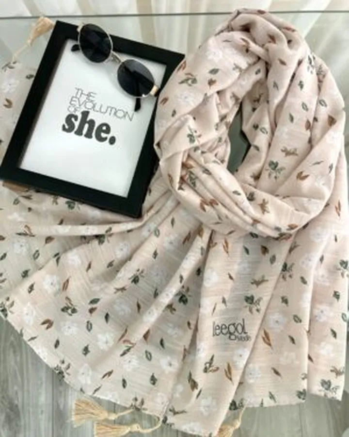 شال گل کرمی جدید