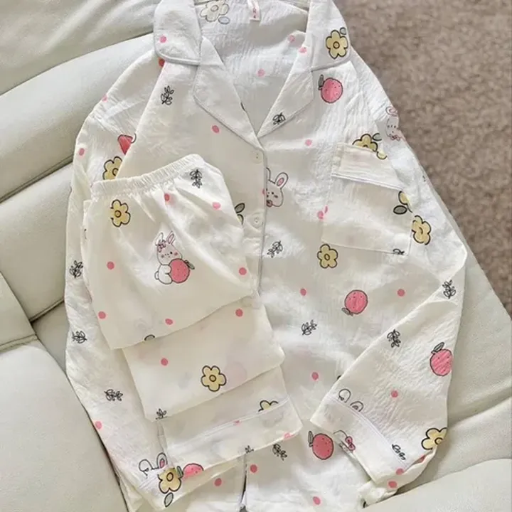 ست پیراهن شلوار استین بلند کد6808