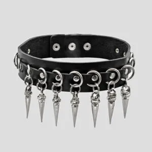 گردنبند چوکر مدل Seven-Spikes کد Frh-774d10