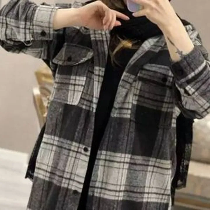 شومیز زنانه طرح پشمی