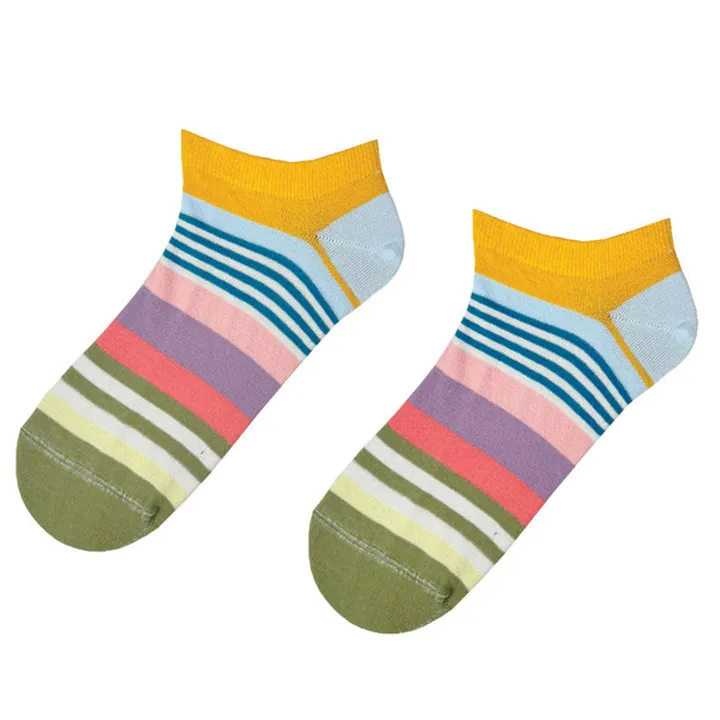 جوراب زنانه ال سون مدل رنگین کمانی کد PH875.2