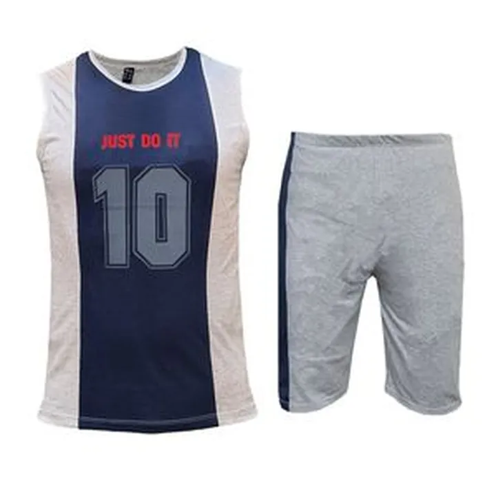 ست تاپ و شلوارک مردانه طرح JUST DO IT کد 1040