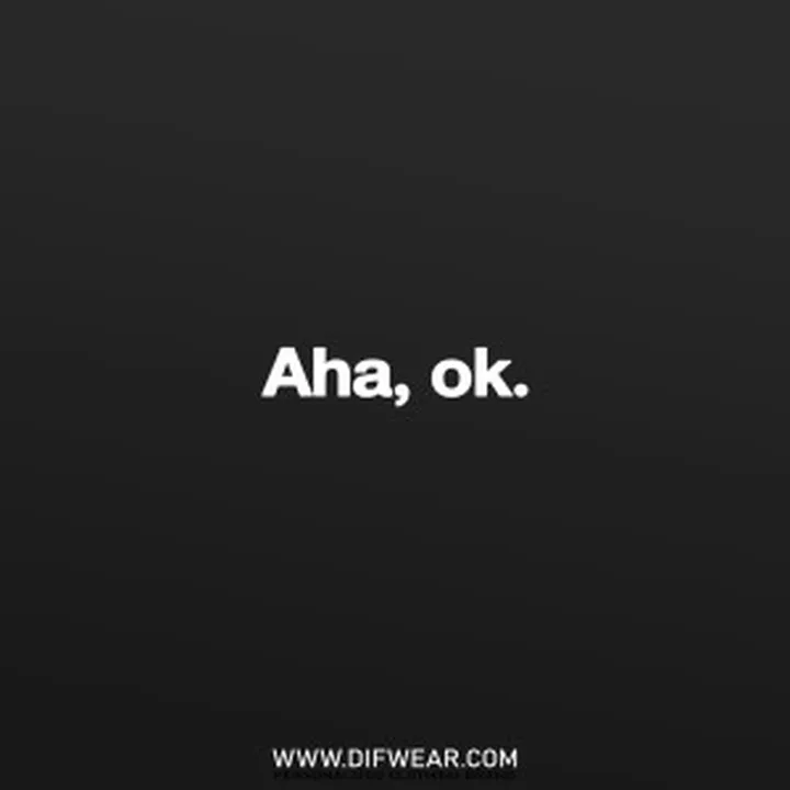 تیشرت Aha, Ok