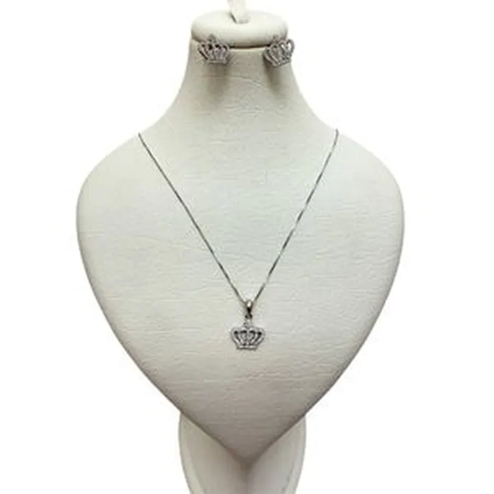 نیم ست نقره زنانه مدل 2347