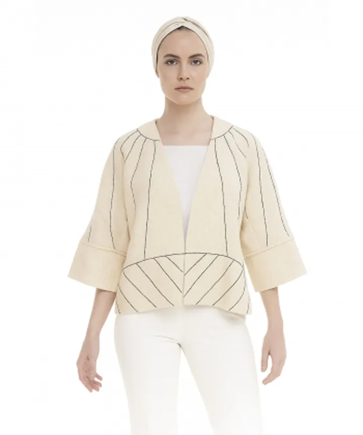 مانتو کتی کوتاه زنانه پینکی مدل 9950