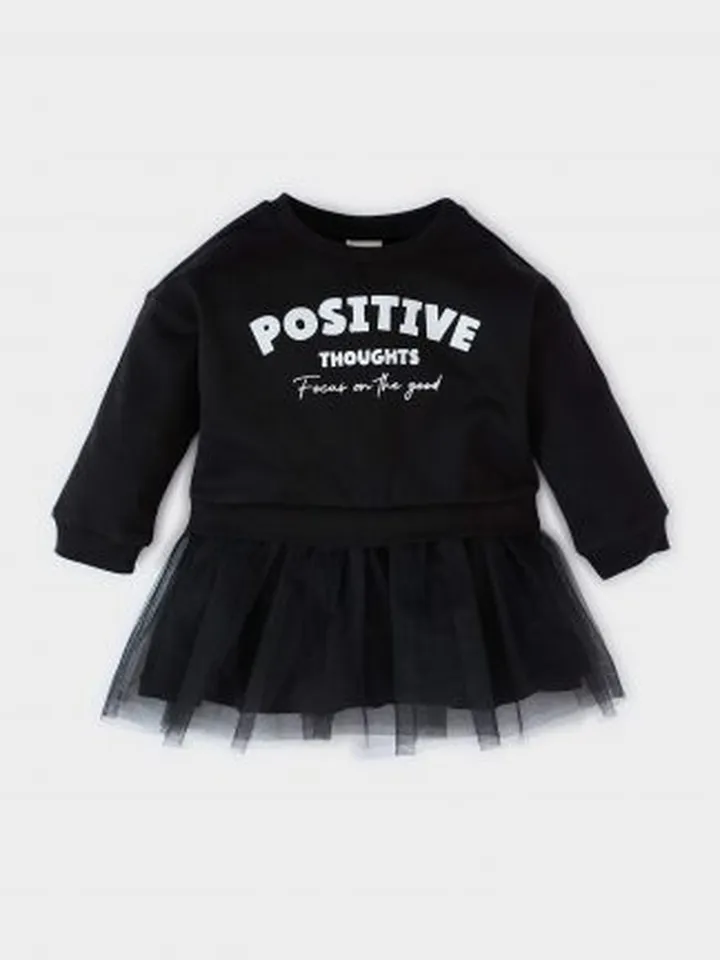 پیراهن نوزاد دختر مشکی دفکتو