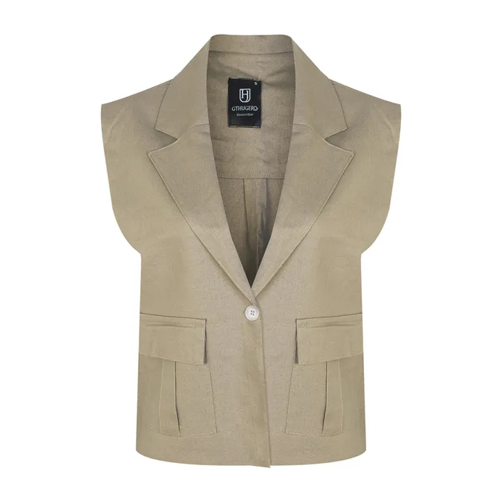 ژیله لینن دو جیب زنانه هوگرو