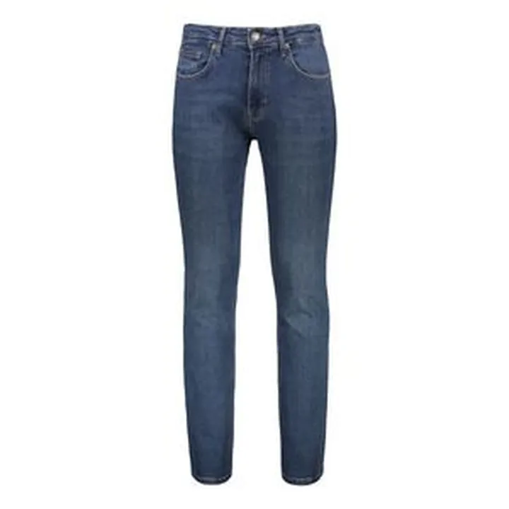 شلوار جین راسته مردانه پاتن جامه مدل 19 رنگ سرمه ای