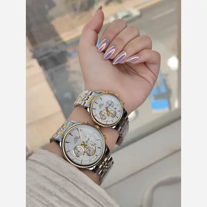 ست ساعت مردانه و زنانه مارک الگانس سه موتور فعال کد 1/37جدید