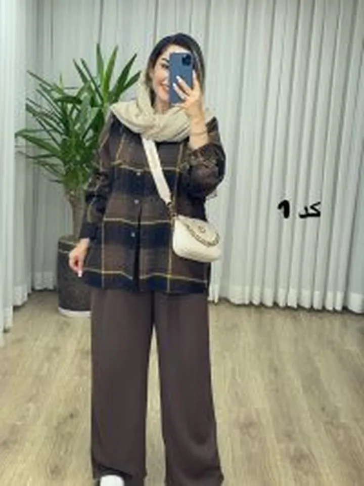 مانتو شومیزی پشمی کد2183