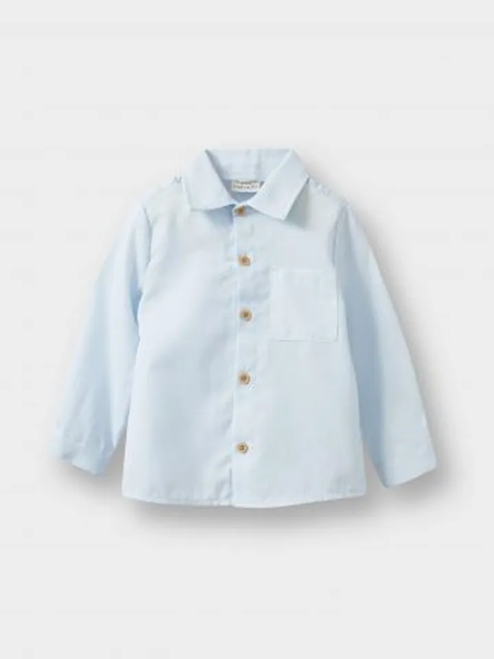 پیراهن نوزاد پسر آبی روشن دفکتو