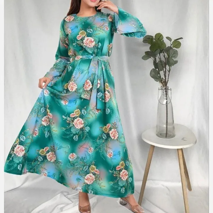 ساحلی زنانه پیراهن گل دار 