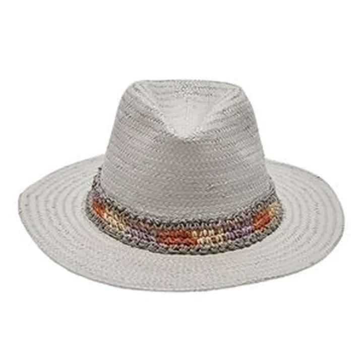 کلاه حصیری زنانه ال سی وایکیکی مدل گلی