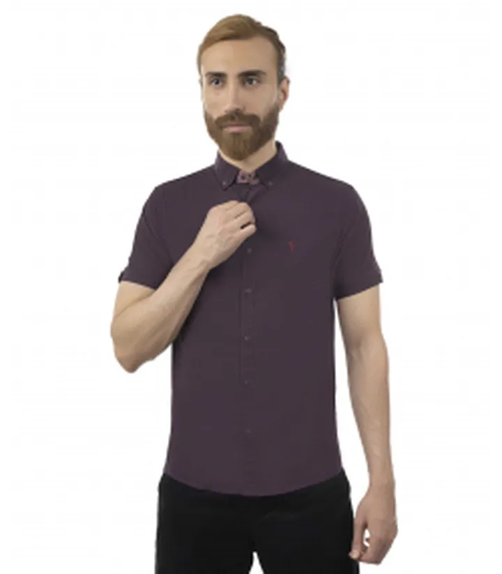 پیراهن آستین کوتاه مردانه برند پی لس کد am1404464