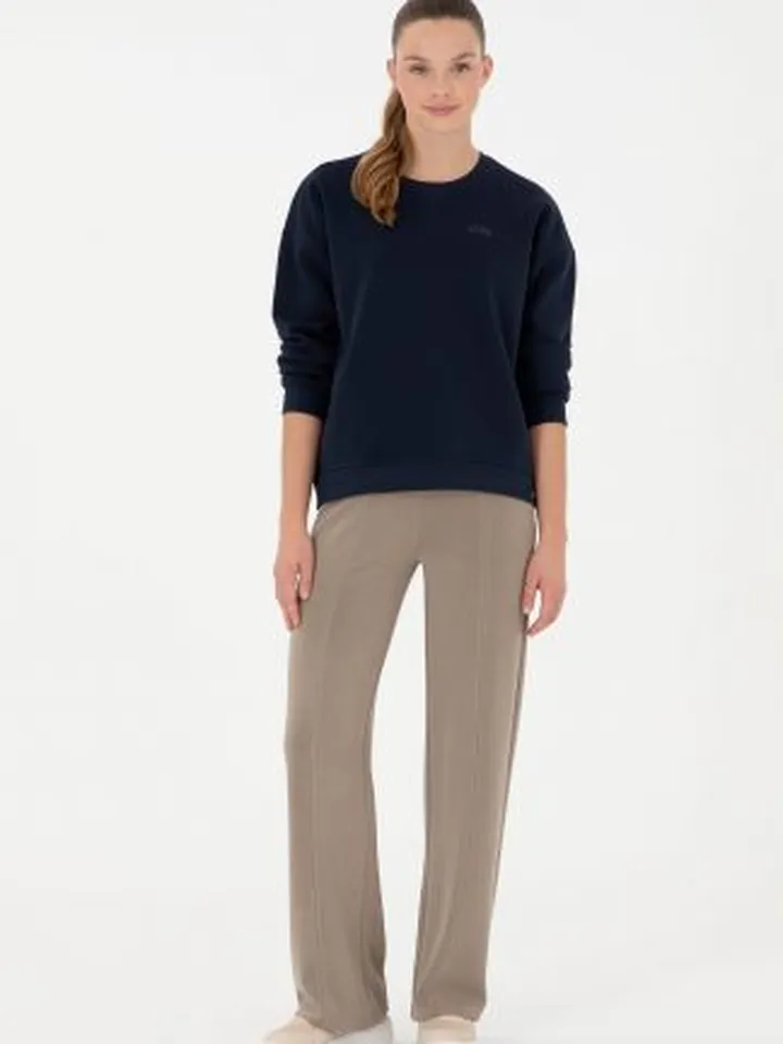 شلوار راحتی زنانه خاکی روشن یو اس پولو