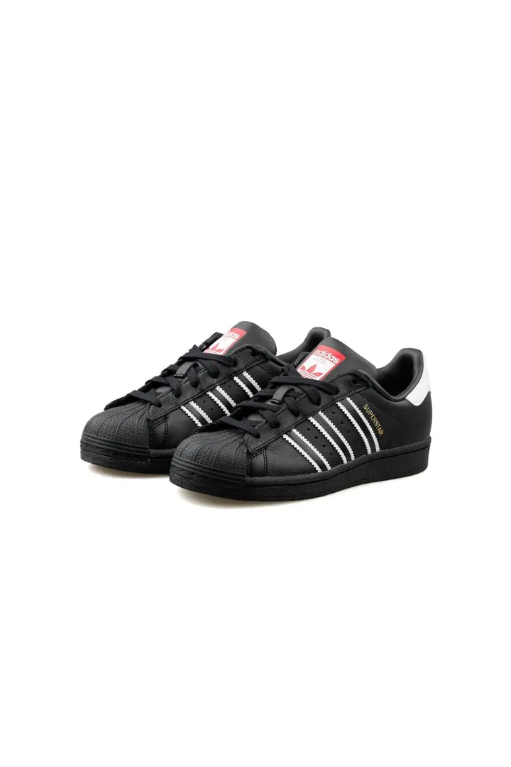 <span class="text-styled__StyledSpan-sc-d280c10c-1 dvOaRP">adidas< span>Superstar J Young Casual Shoes Hq9967 Black