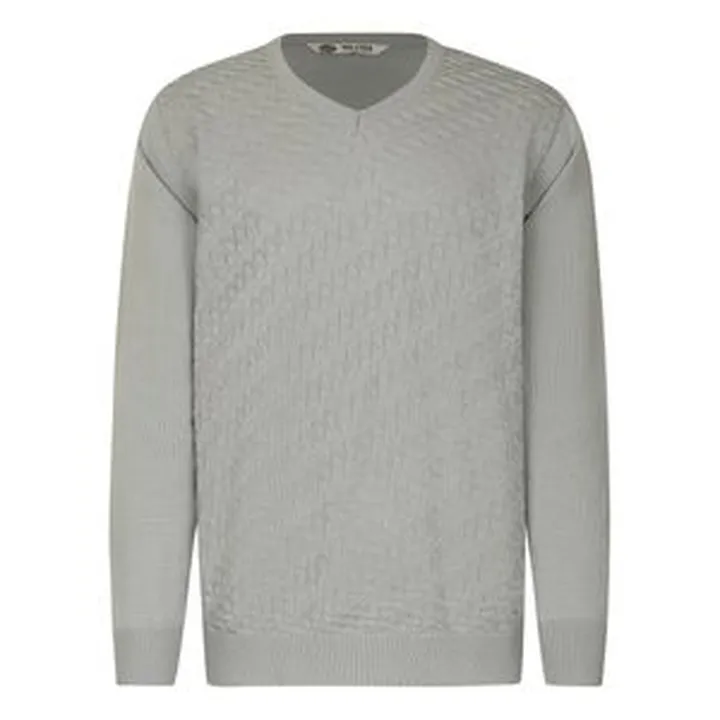 پلیور مردانه ام وی استار کد 620 رنگ طوسی