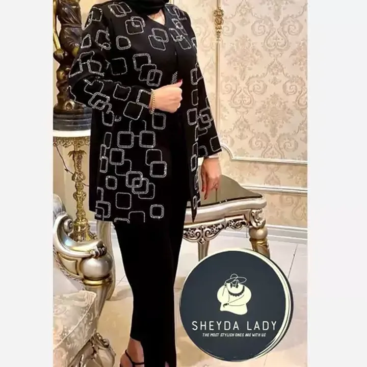 کت زنانه مجلسی مازراتی نگینی مربعی