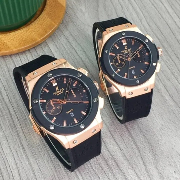 ارسال رایگان ساعت مچی تقویم دار طرح hublot