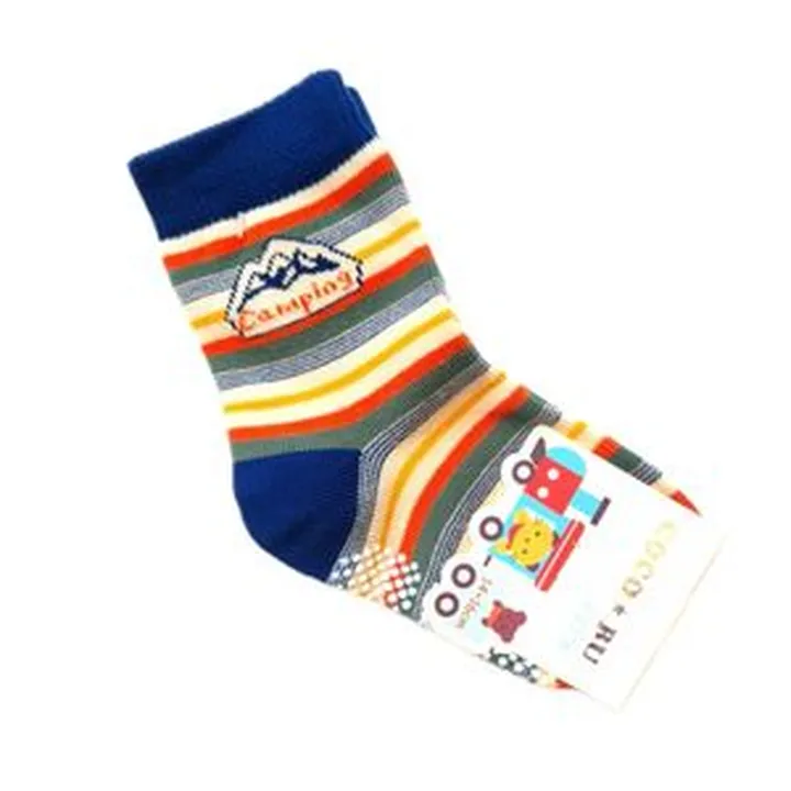 جوراب پسرانه مدل استپ دار کد S357